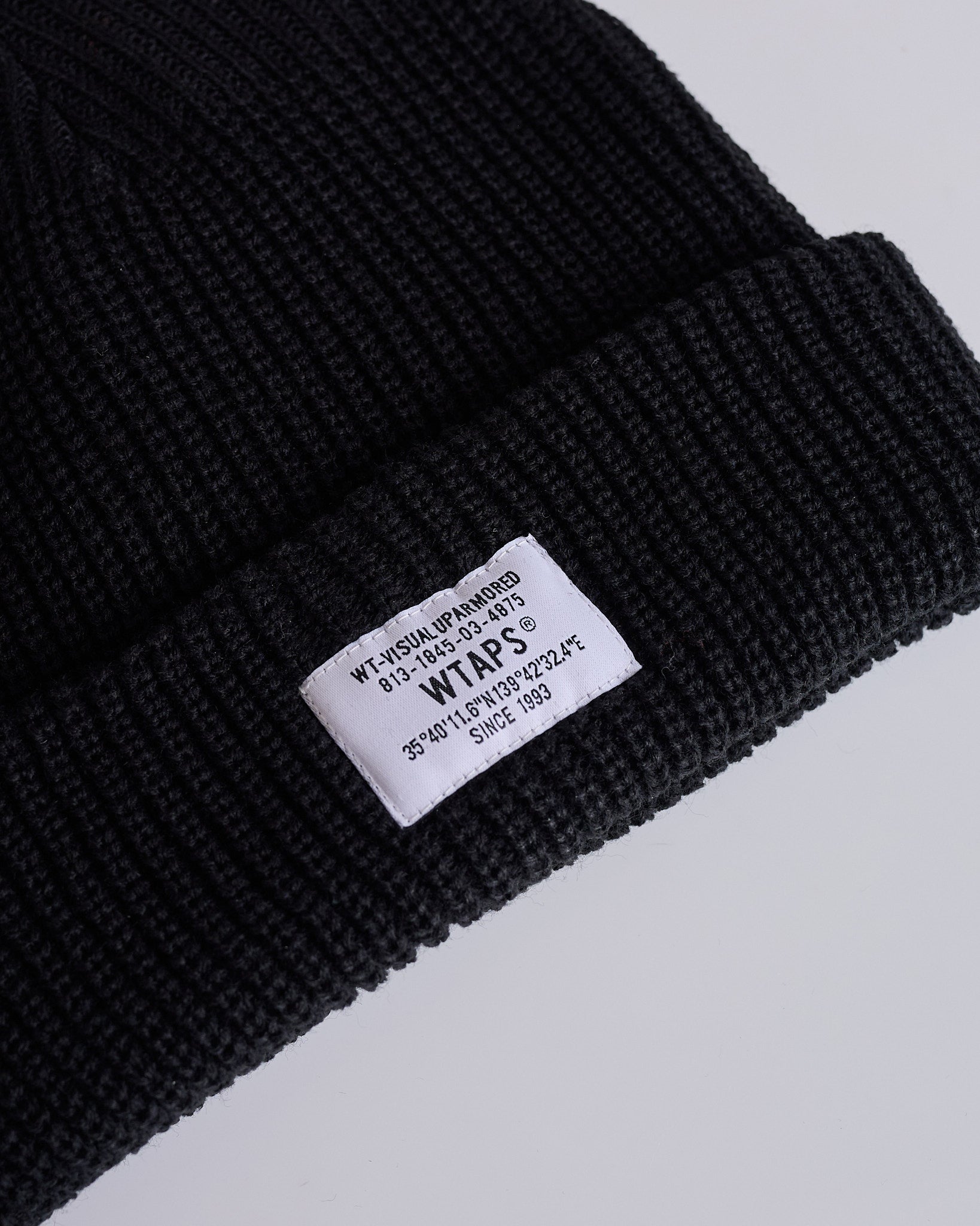 WTAPS SGT Acrylic Beanie Black – LESS 17