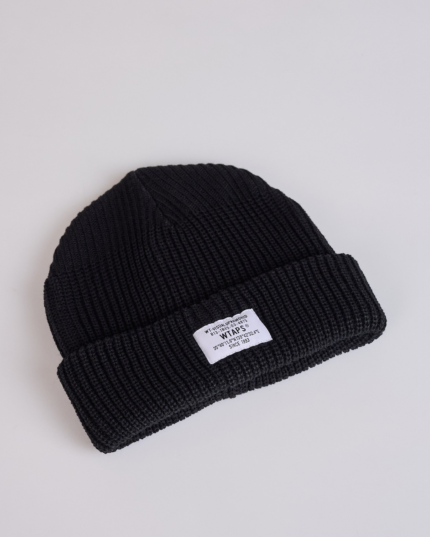 WTAPS SGT Acrylic Beanie Black – LESS 17