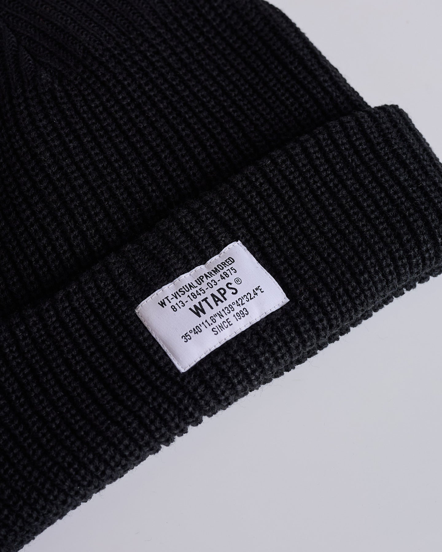 WTAPS SGT Acrylic Beanie Black – LESS 17