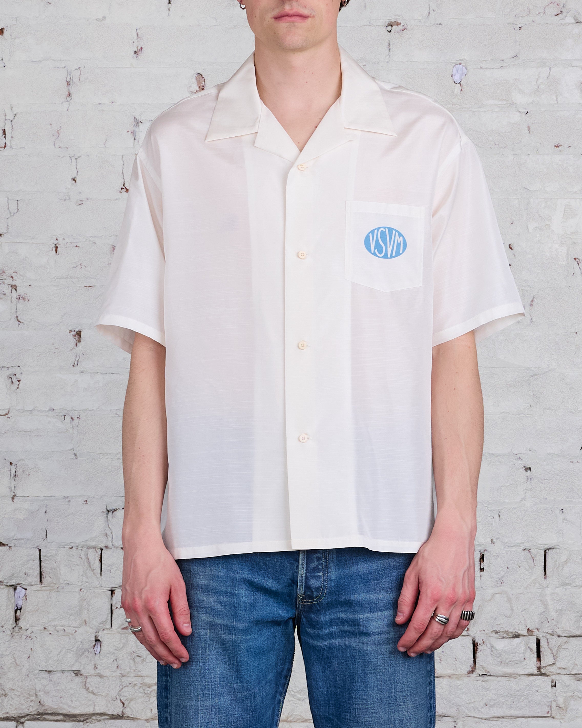 visvim Crosby Button-Down Shirt Silk Off White – LESS 17