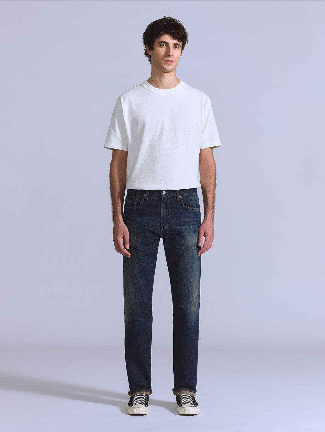 BLUETAB™ 502™ テーパードジーンズ ミディアムインディゴ MADE IN