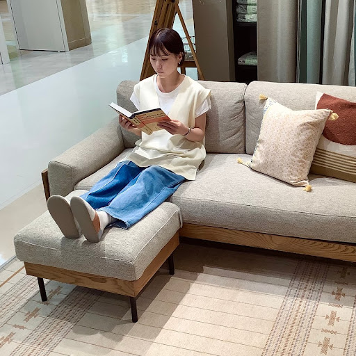 unico スウェラカバーリングソファ1シーター