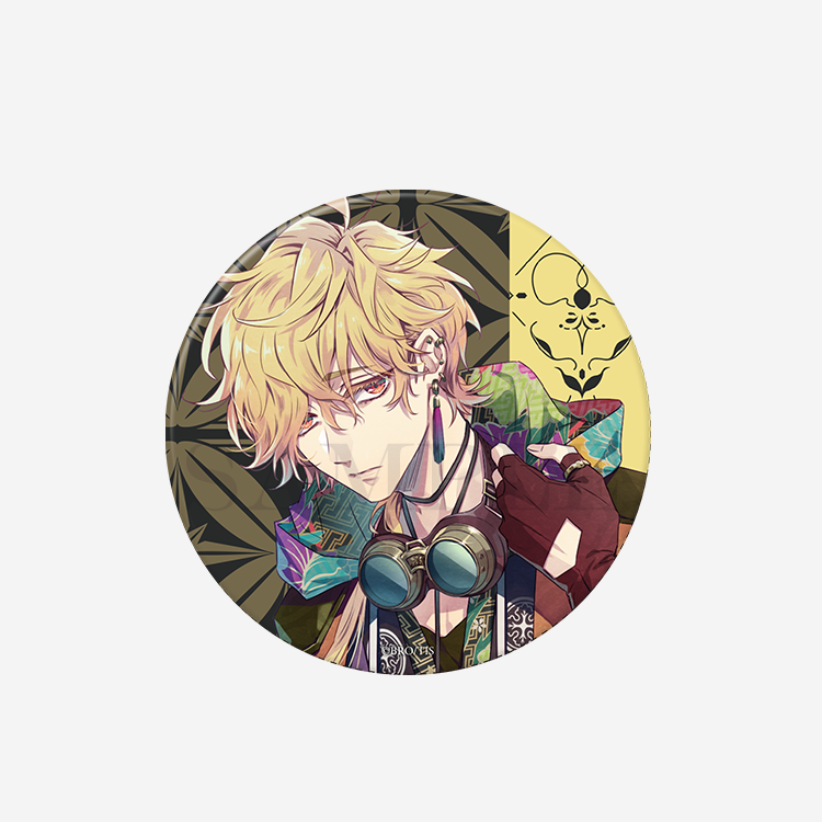 泡沫のユークロニア リコビッツ フェス 感謝祭 缶バッジ 露草 泡沫の