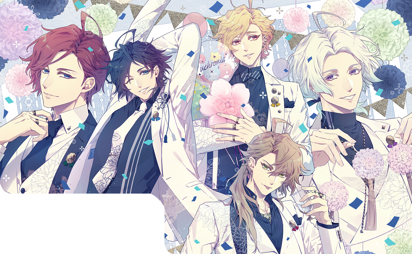 泡沫のユークロニア リコビッツ フェス 感謝祭 缶バッジ 露草 泡沫の