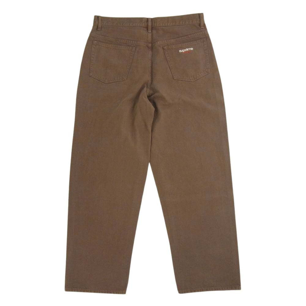 Supreme シュプリーム 23AW Baggy Jean light brown バギー ジーンズ