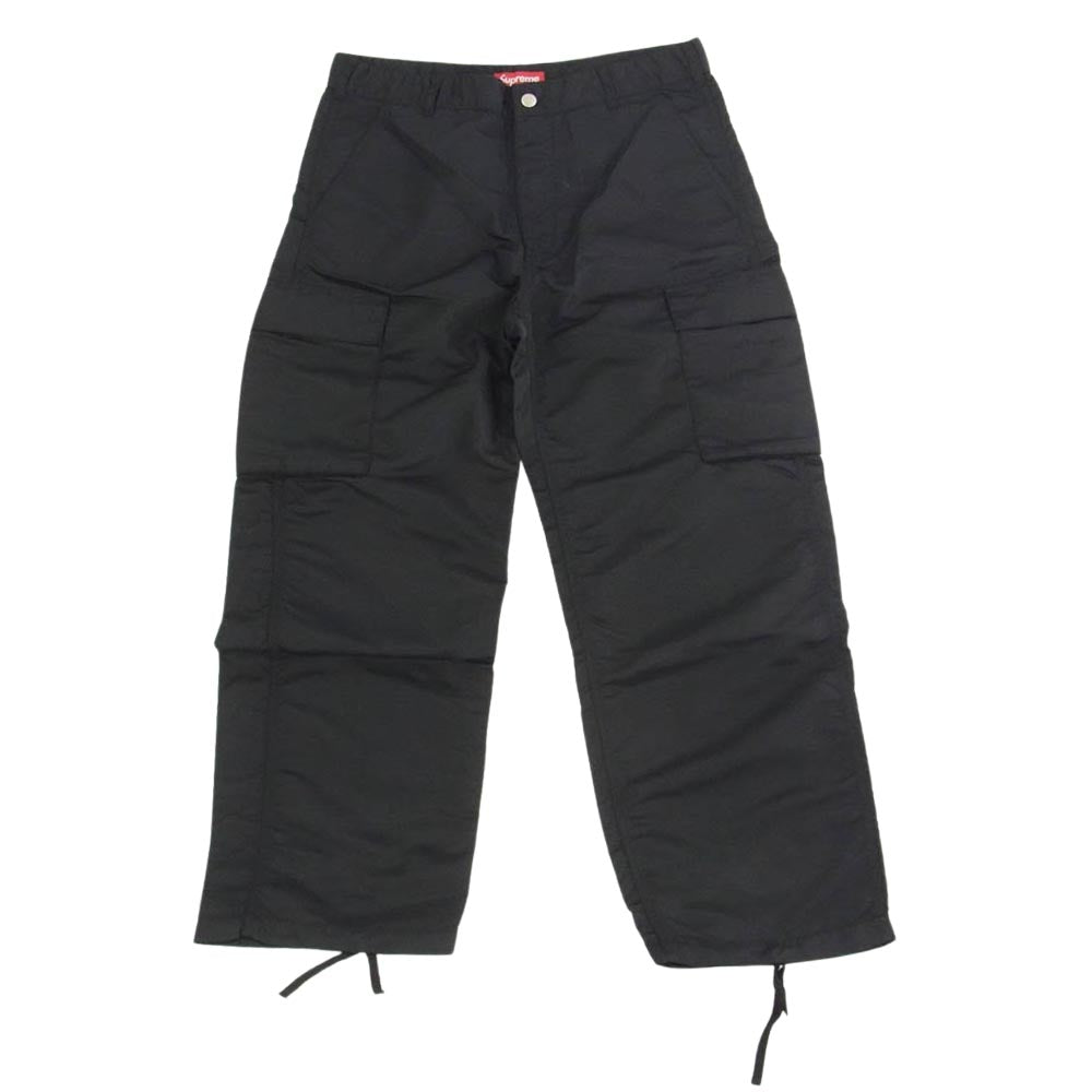 Supreme ブラックカーゴパンツ 32 【公式通販】