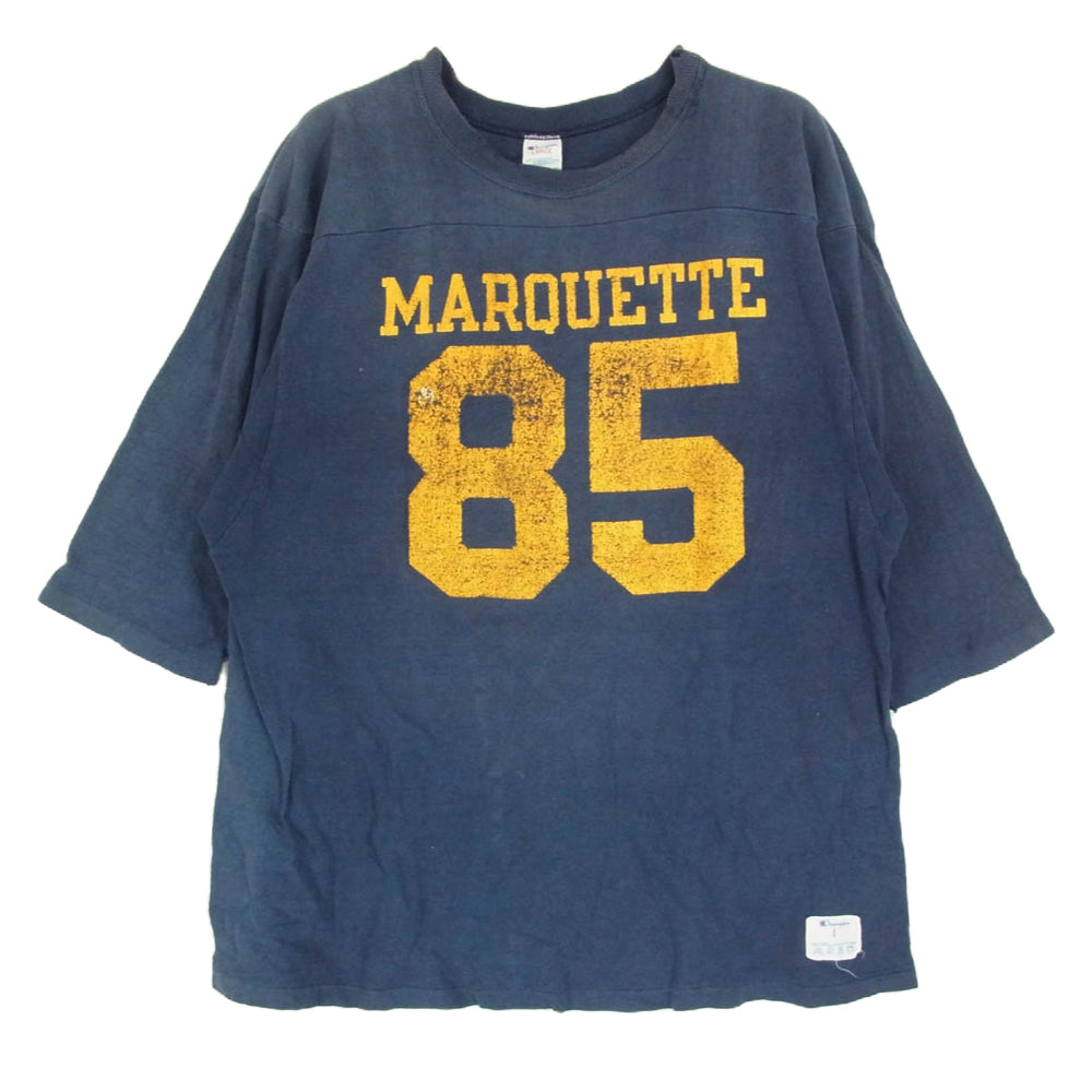 激レア 3段染み込み!70s チャンピオン フットボールT CHAMPION 激レア