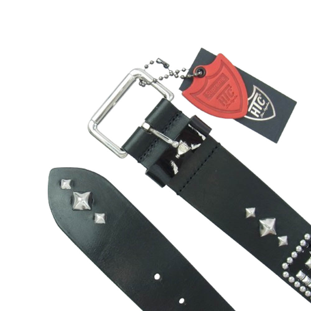 Supreme シュプリーム 23SS × HTC STUDDED BELT BLACK スタッズ ベルト