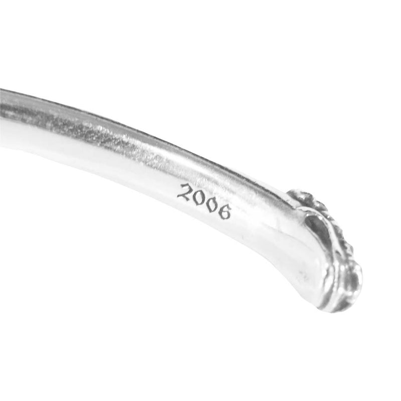 あんしん鑑定付き】クロムハーツ ダブルドック シルバーバングル