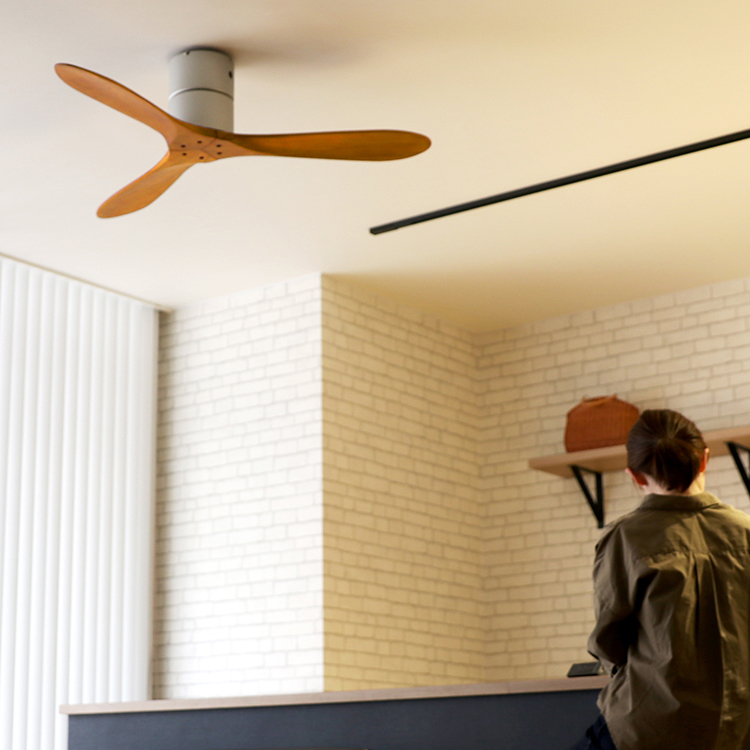 Modern Collection シーリングファン REAL wood blades JE-CF025