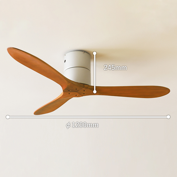 Modern Collection シーリングファン REAL wood blades JE-CF025
