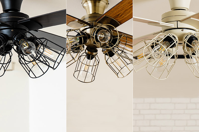 Modern Collection シーリングファン フィラメントLED 6灯 JE-CF048