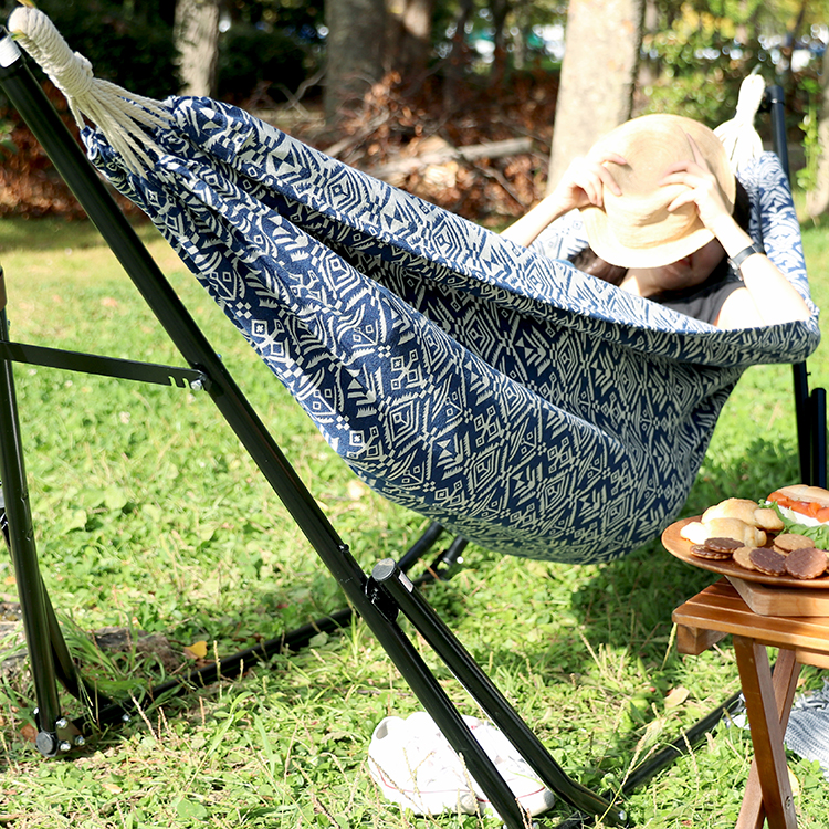 3WAY自立式ポータブルハンモック エスニック SFF-47 | Sifflus(シフラス)