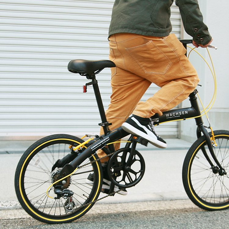 20インチアルミ折りたたみ 自転車6段変速 Angriff BA-100 | WACHSEN