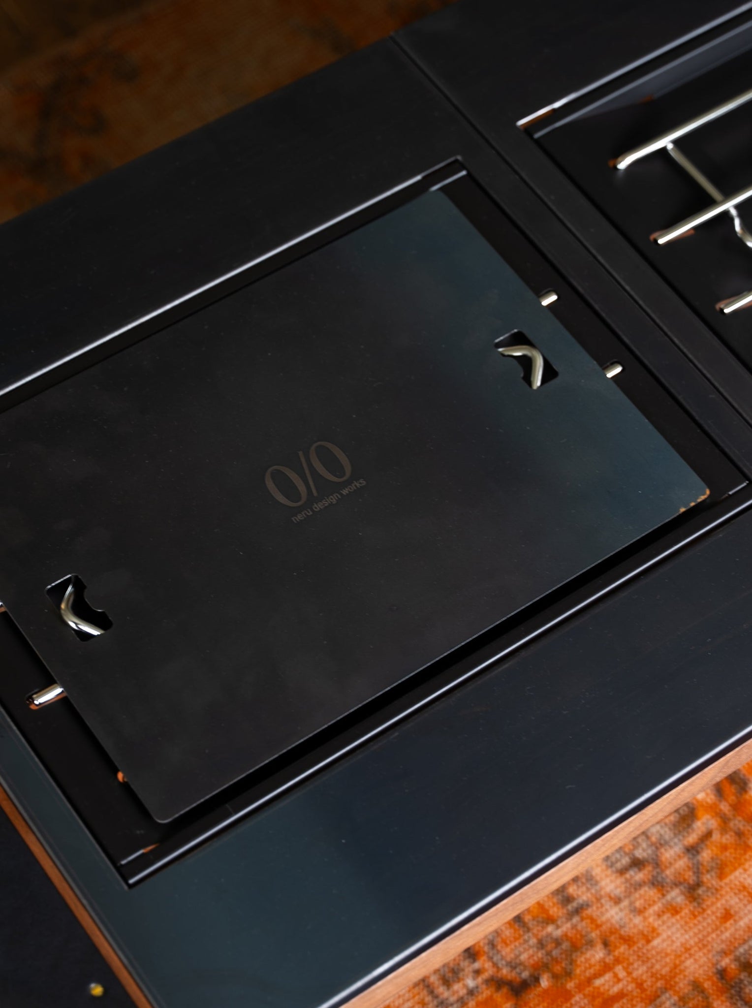 neru design works EXTENSIONTABLE ブラック WWW_EXTENSIONSIDEBAR