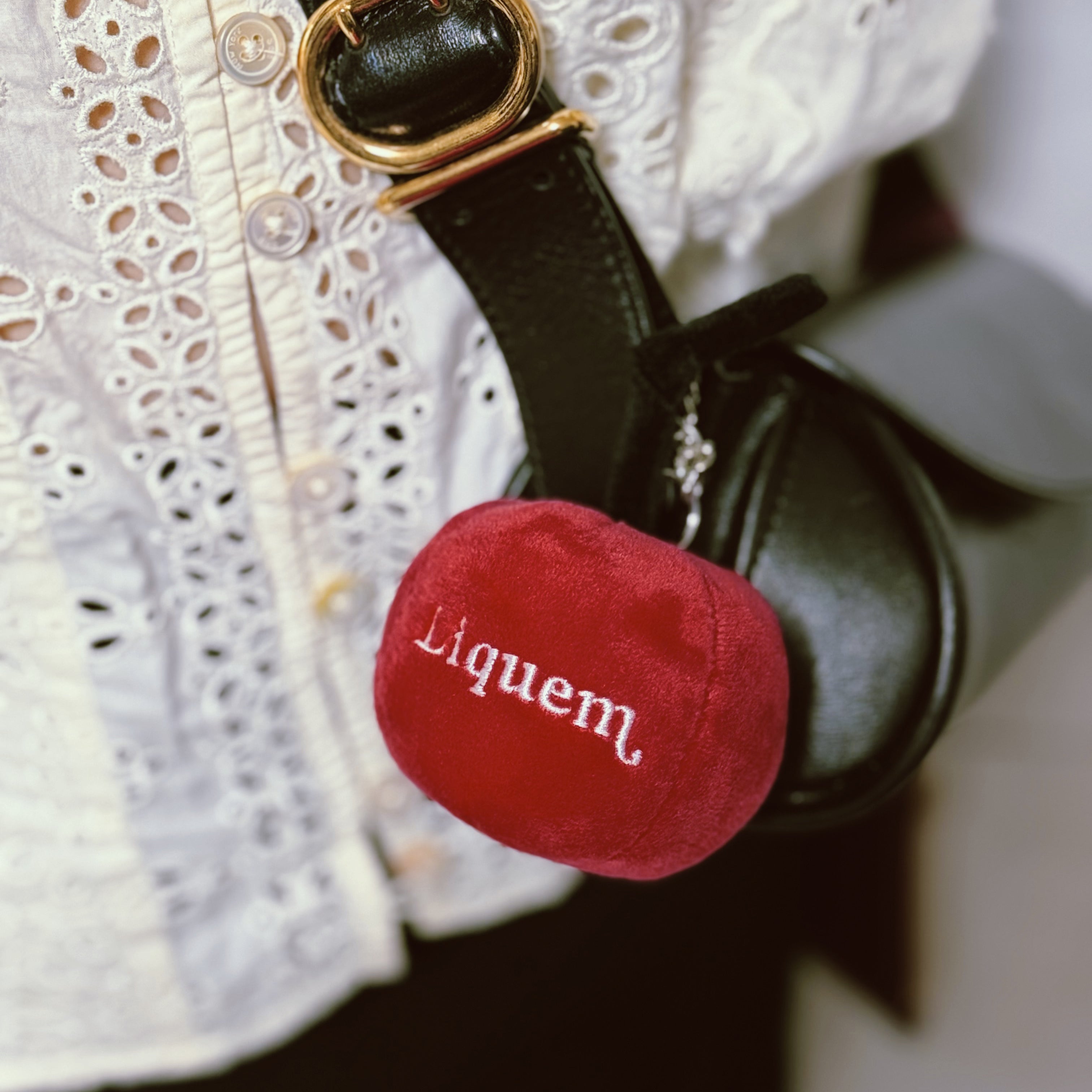 チェリーぬいぐるみキーチェーン – Liquem