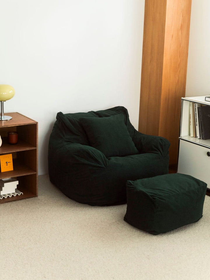 LOOSY 1人掛けビーズソファ Dark Green｜1人用ソファ おしゃれ