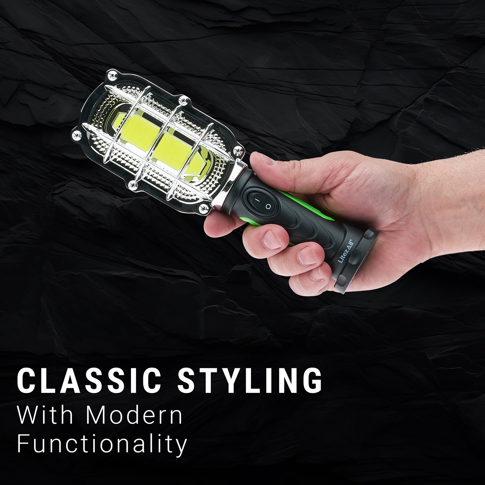 LitezAll LED Classic Style Hand Light with Hook and Magnet - LitezAll