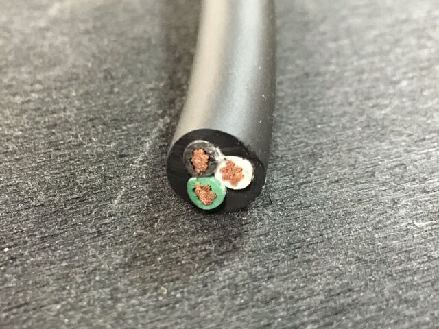 塩田電線 】 ハイ C/P 切売電源ケーブル《 C-1011 PC-23