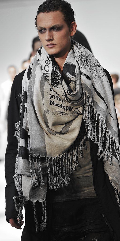 julius【cotton jacquad cloth/キリングジョーク・ストール】 : NOSE