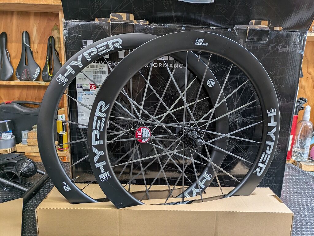 お値下げ！【中古品販売】良品 LUN HYPER 3 D45 ホイールセット : え