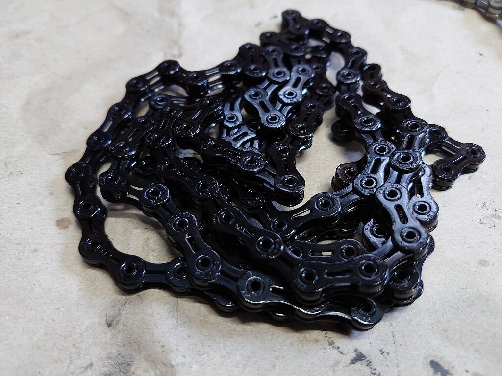 PYC 高耐久DLC（ダイヤモンドライクカーボン）コーティングチェーン