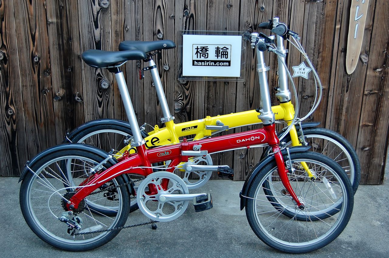 専属テッシー様 ダホンroute アルミ折りたたみレッド、ケース付き 整備