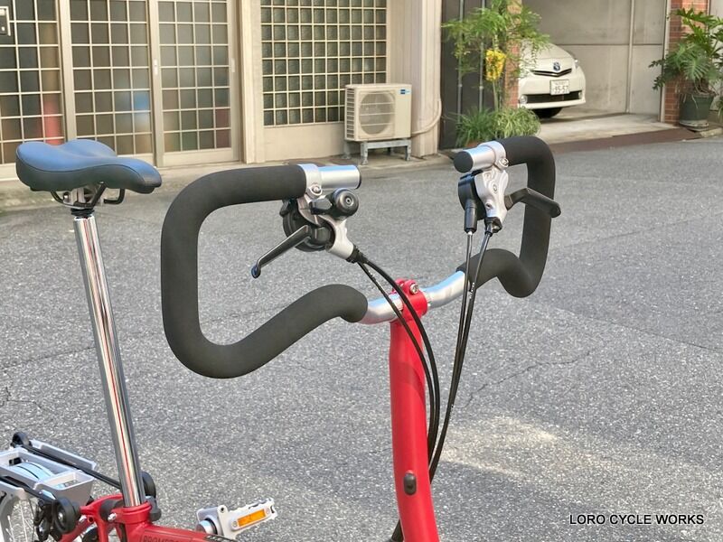 BROMPTONへ、ミニPハンドルをインストールしました。 : LORO CYCLE WORKS