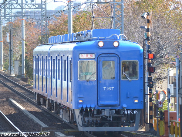 南海7100系「めでたいでんしゃ・かい」千代田工場検査出場など : 列車