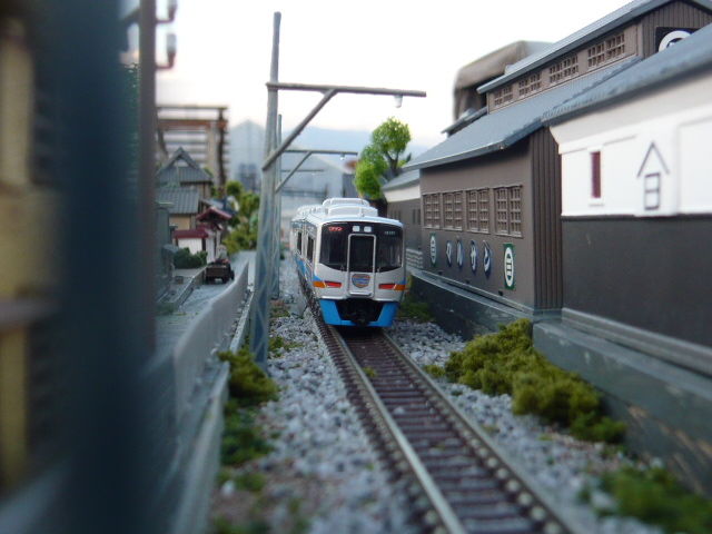 Bトレ南海電車でちょっと遊ぶ（九木沢駅周辺ボード） : 鉄・模 ROOM