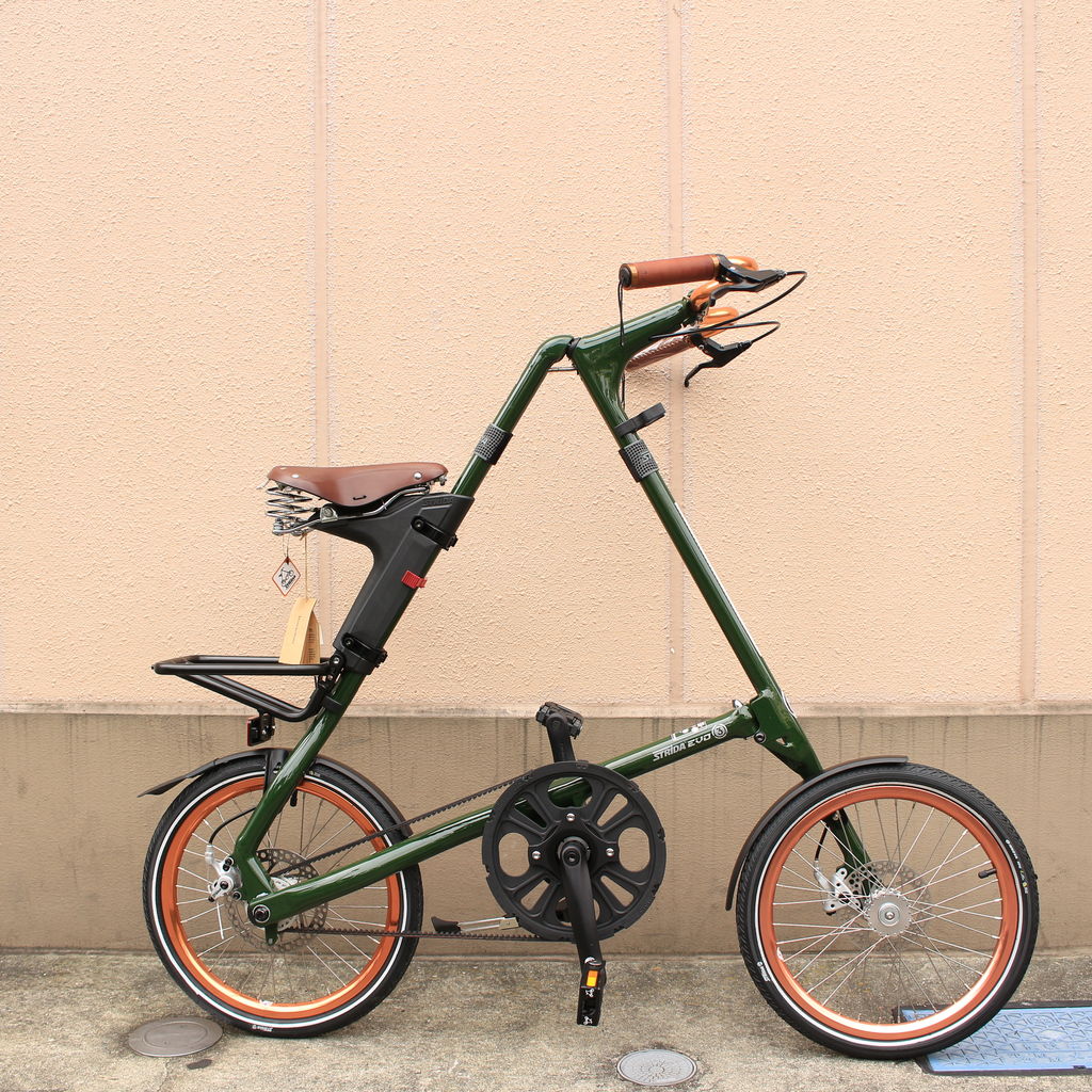 か*～様 STRiDA EVO 18 ストライダ ブロンズ 3段変速 傷・錆あり