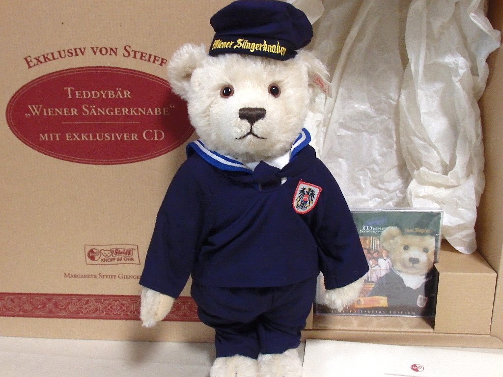 シュタイフ ウィーン少年合唱団 500周年記念限定ベア 3体セット Steiff