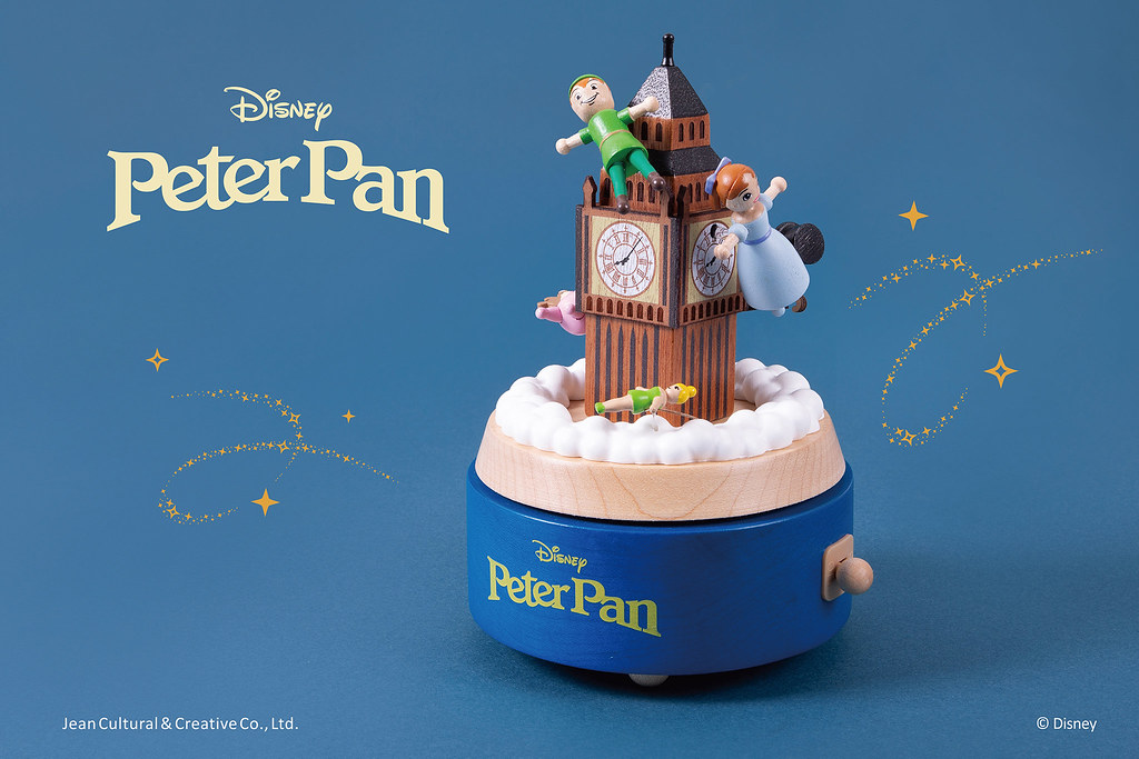 台湾 【ピーターパン】ディズニーダブルスピニングオルゴール