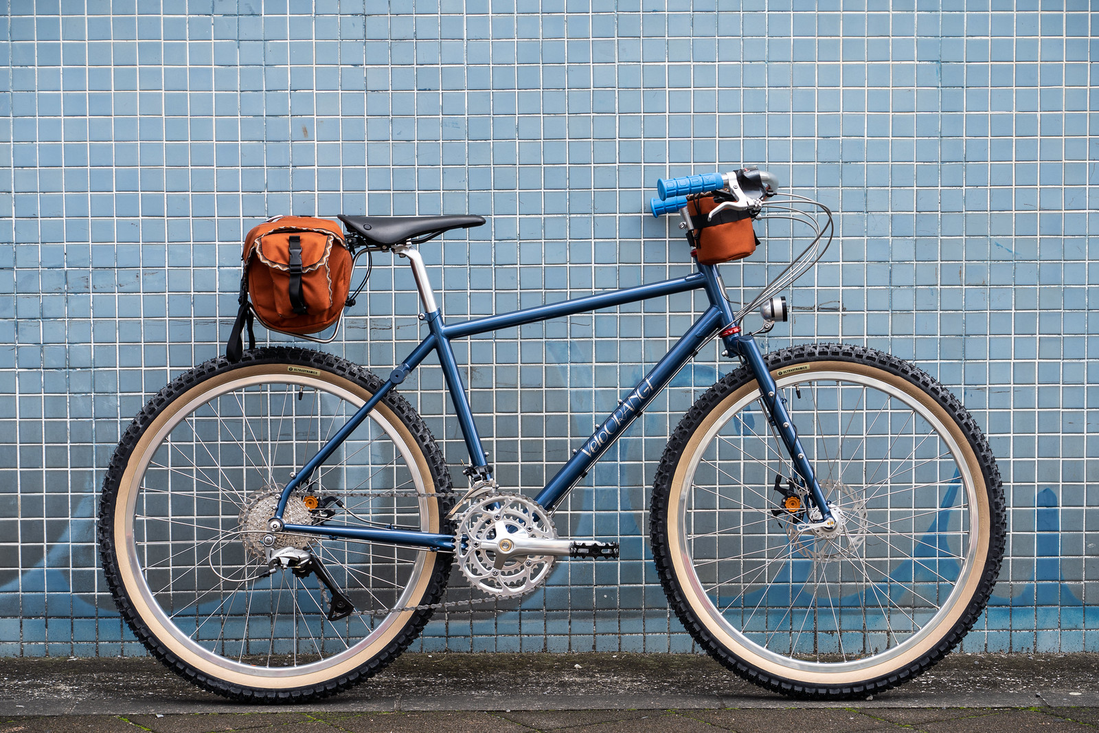 VELO ORANGE* piolet frame set (metallic blue) - BLUE LUG GLOBAL