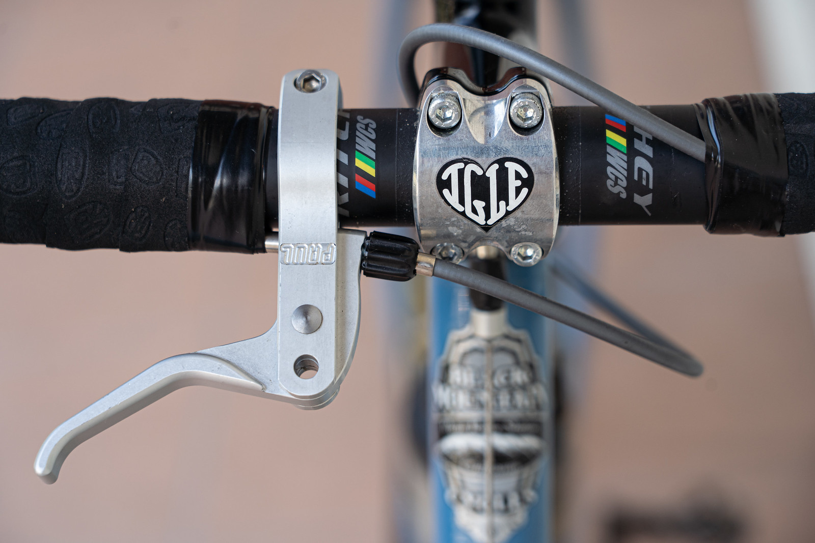 paul cross 左 ブレーキレバー PAUL* cross lever (polish) - BLUE LUG