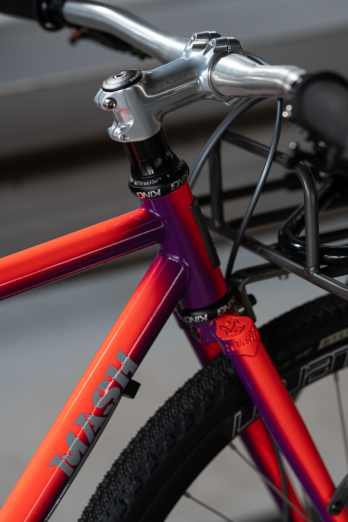 MASH* all-road frame set (neon fade) - BLUE LUG ONLINE STORE