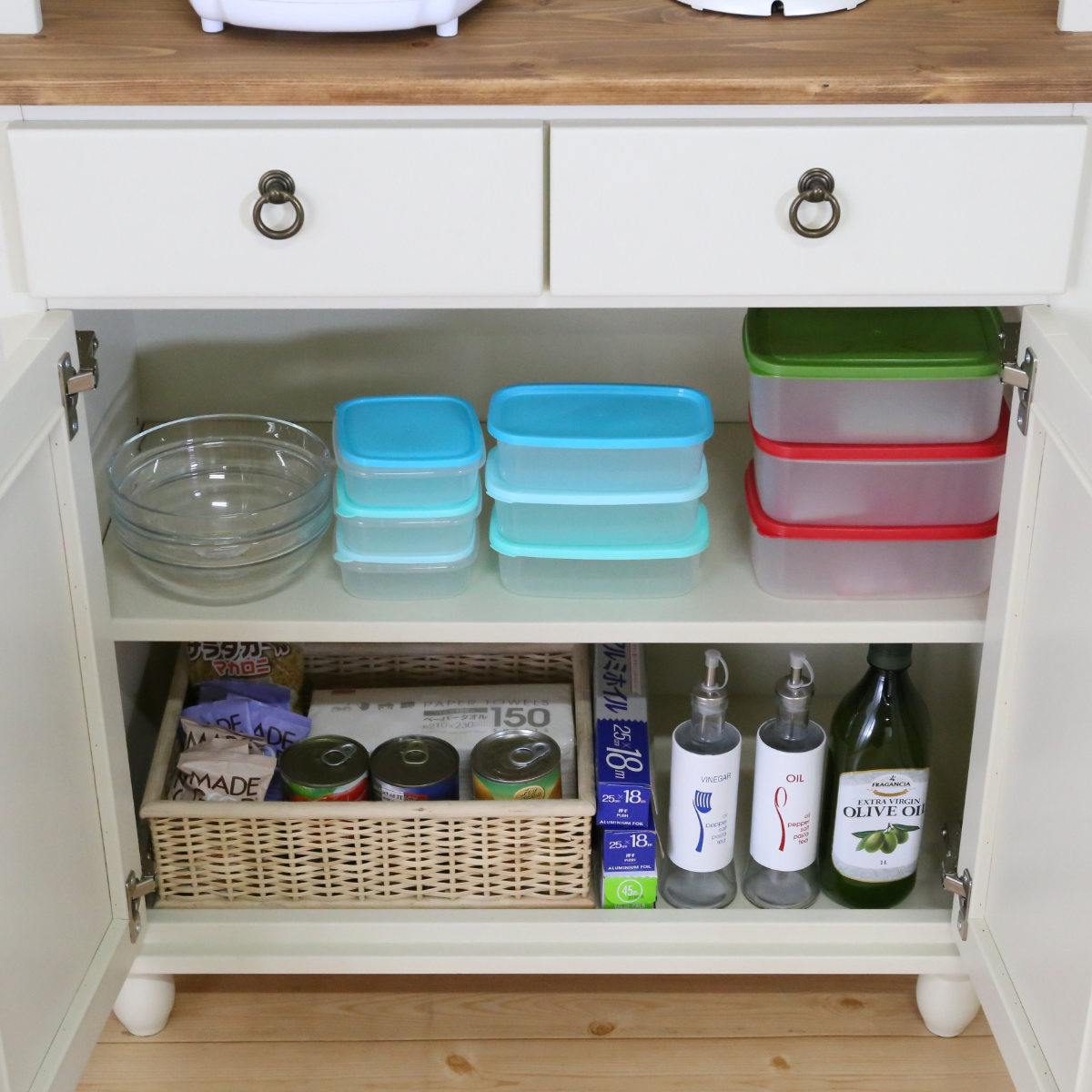 dショッピング |カップボード フレンチカントリー 食器棚 パイン材