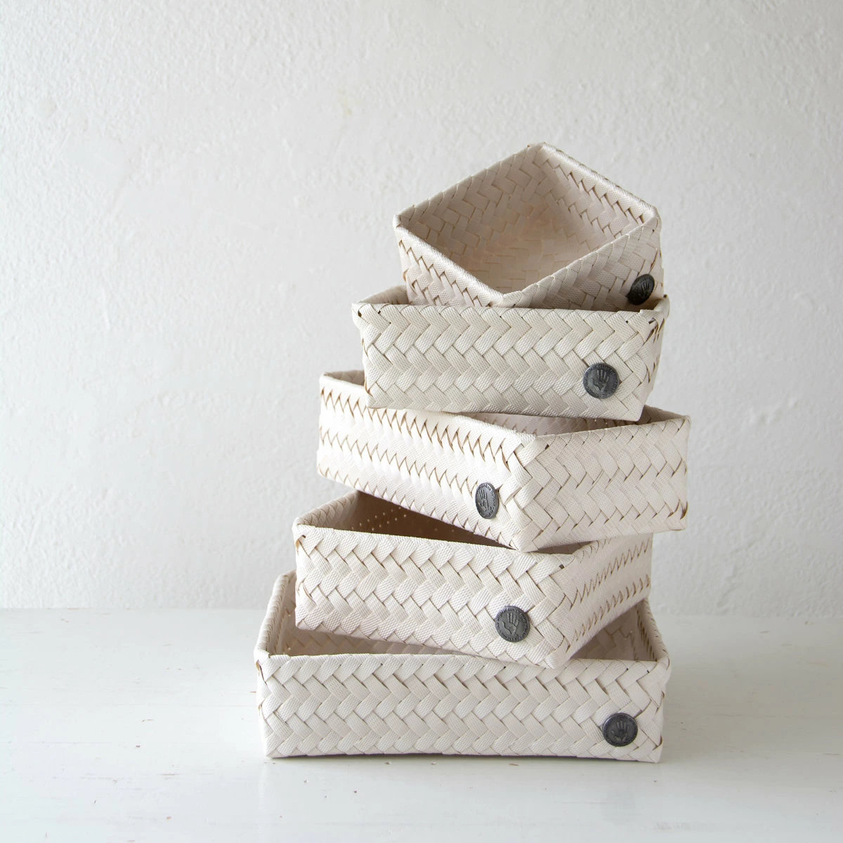 収納ケース Handed By 18x18x7cm FIT SQUARE 18 （ バスケット 収納