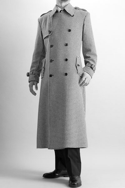 ダブルトレンチコート千鳥格子 130 【2013-14年モデル】最新モデルは