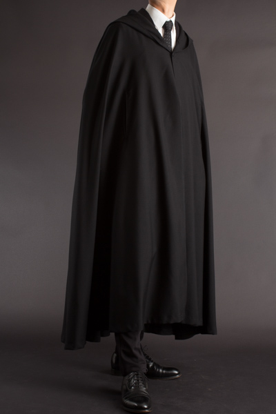 壱木1358 男物十字軍ショルダーマントКマットブラック 新型最新作 浪漫