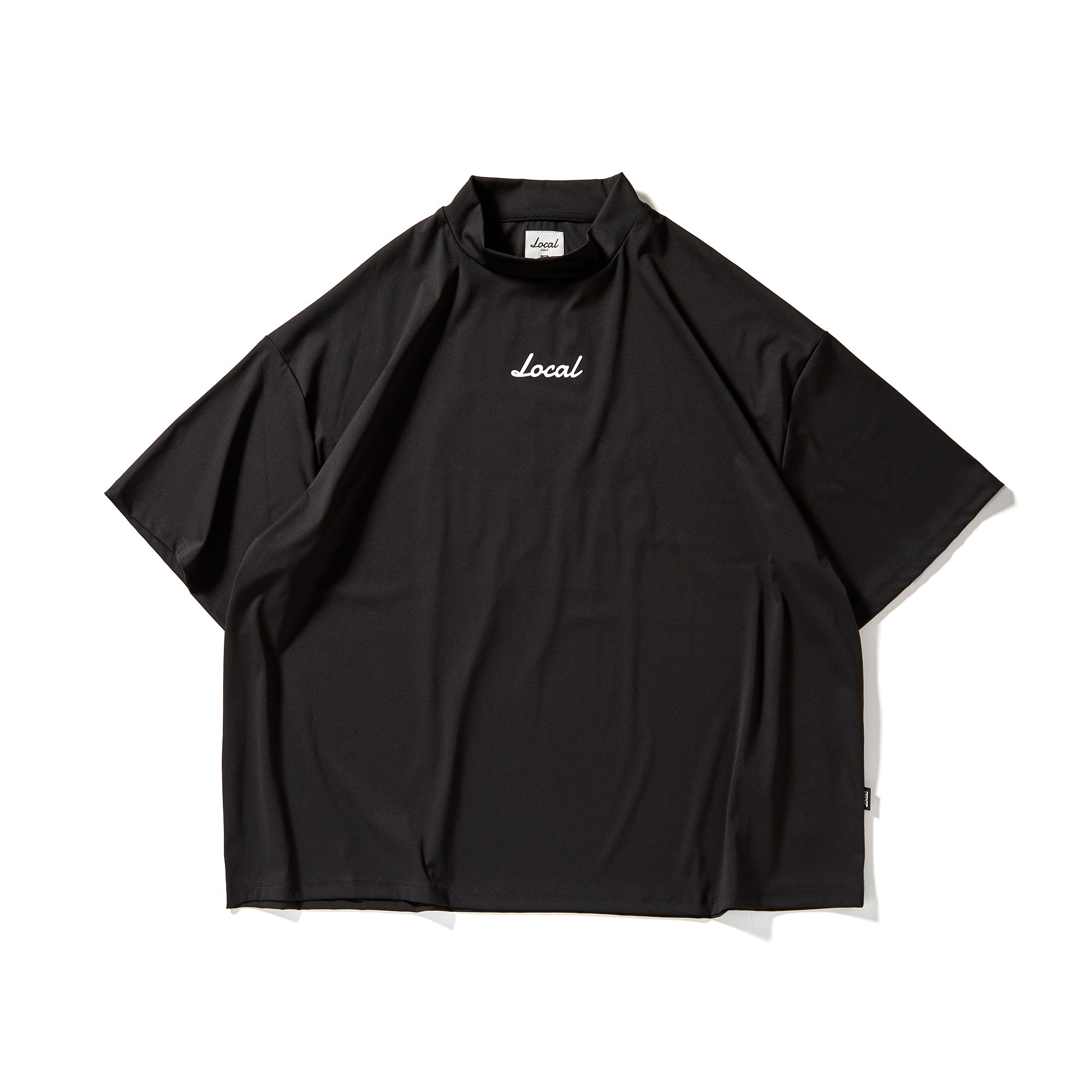 Local GOLF × TBCC | S/S MOCK NECK | BLACK