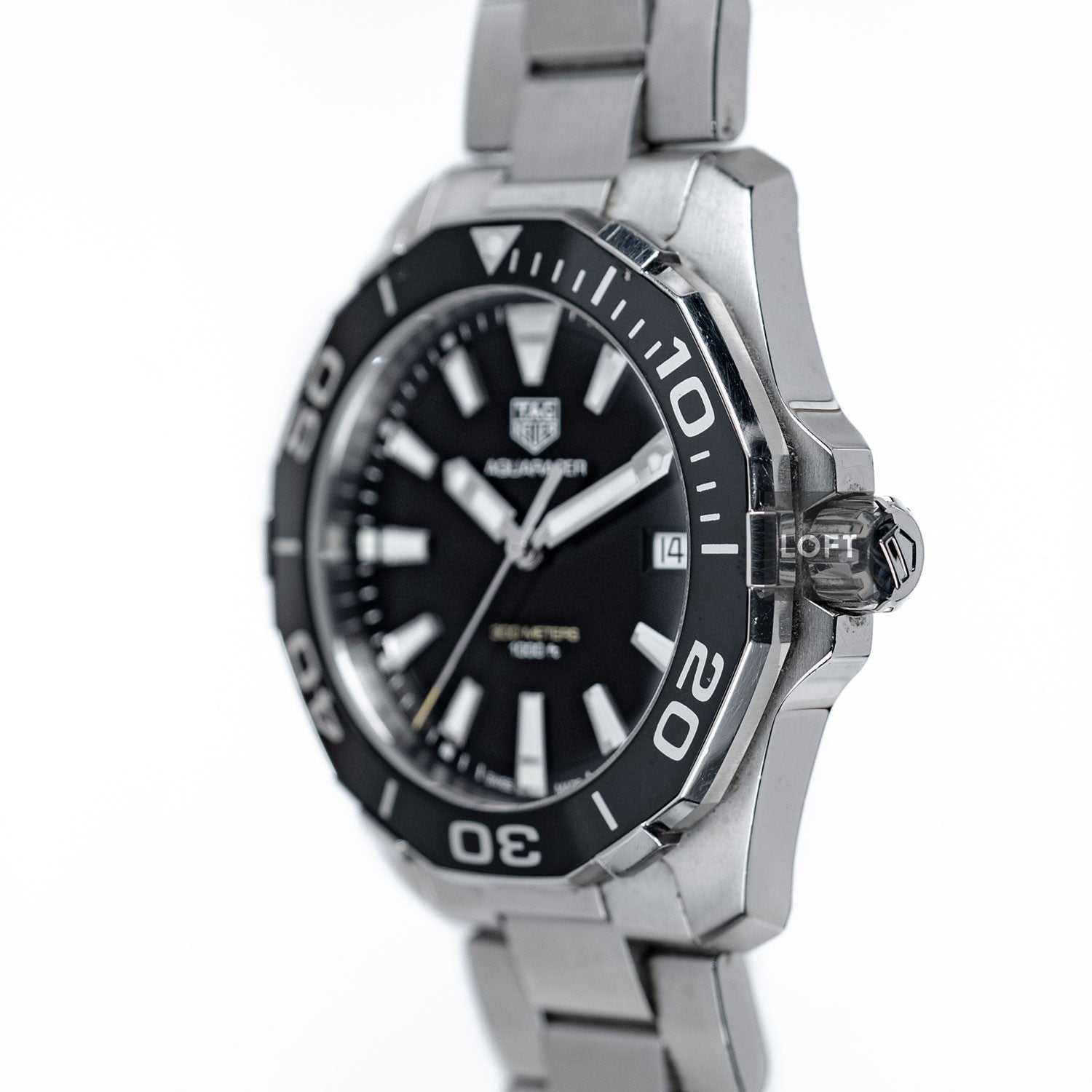 TAG Heuer Aquaracer 300M Quartz Date Black Dial 41 mm – LOFT