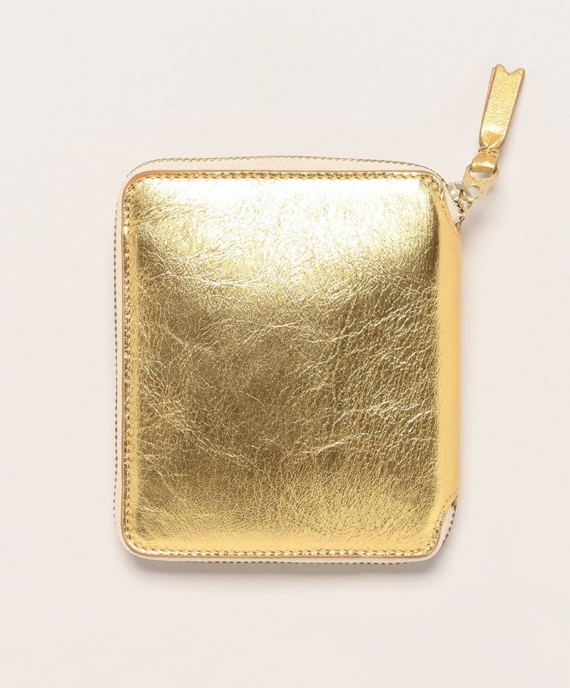 8Z-B021-051 - 二つ折りZip Wallet(ONE Gold/ゴールド): Wallet COMME