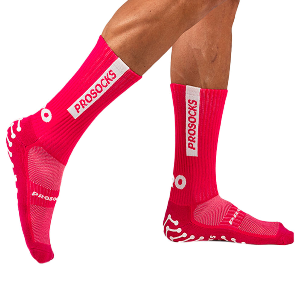 Meia de Futebol ProSocks UltraGrip Rosa | Lojas Radan - Lojas Radan