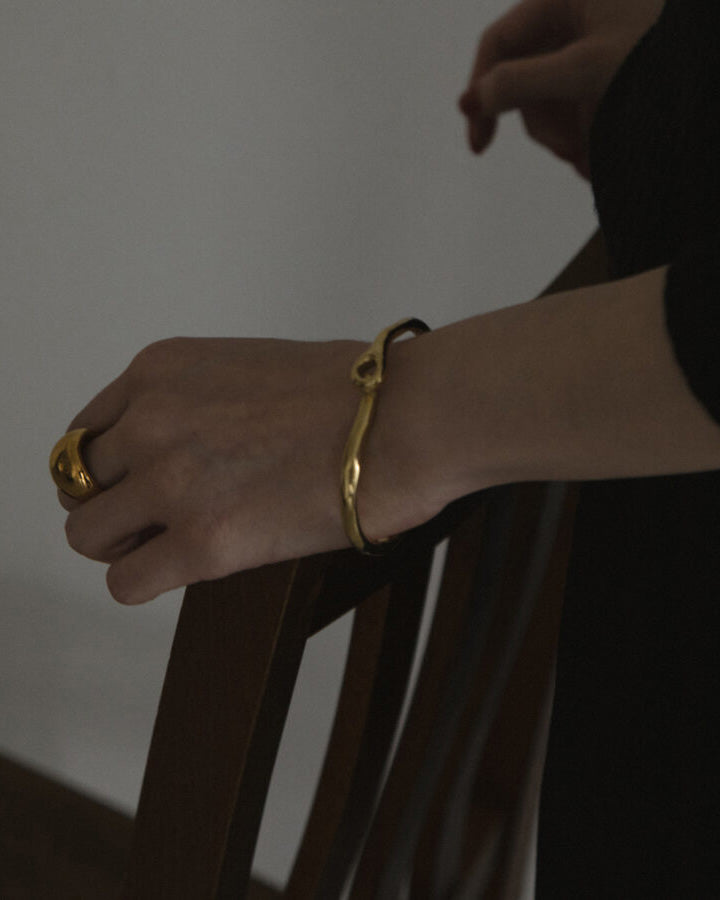 LORO 01M bangle ゴールド アクセサリー LORO line bangle 01 gold 01M