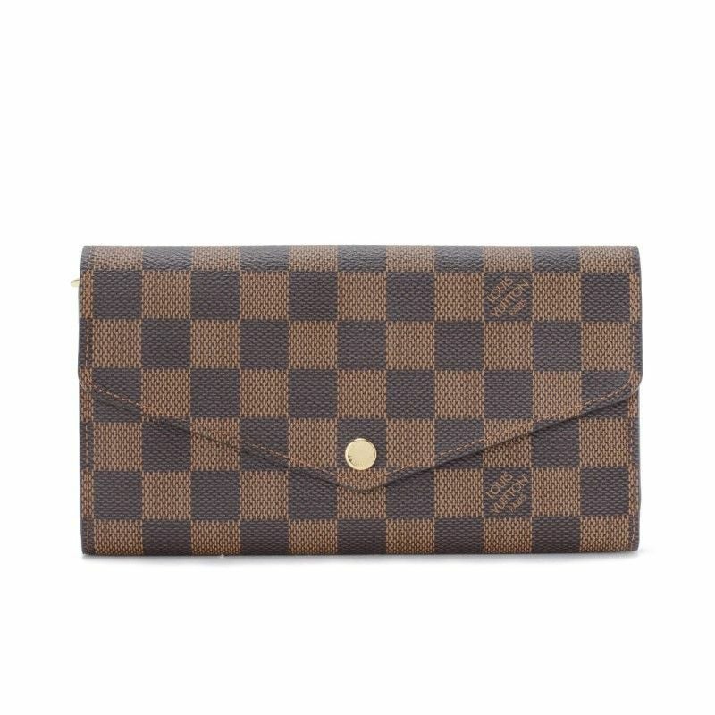 ルイヴィトン LOUIS VUITTON 長財布 レディース ダミエ ブラウン