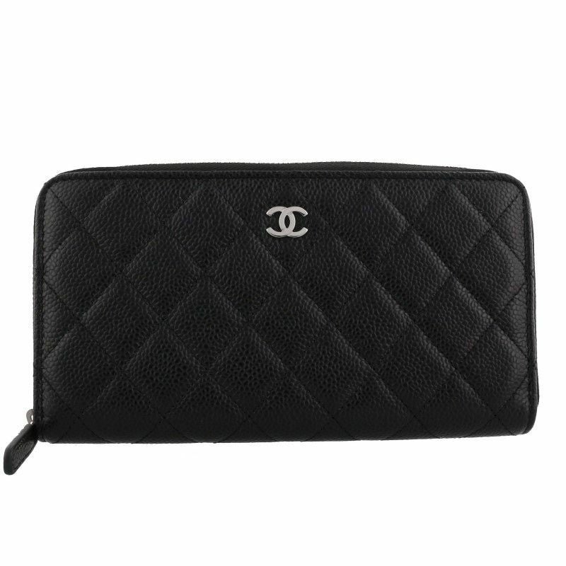 シャネル CHANEL 長財布 レディース マトラッセ ブラック AP0241