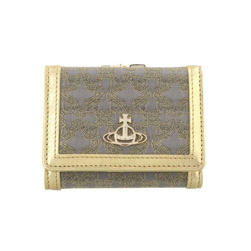 ヴィヴィアンウエストウッド 三つ折り財布 レディース ゴールド
