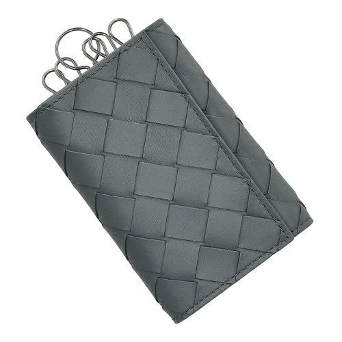 ボッテガヴェネタ キーケース メンズ イントレチャート グレー BOTTEGA