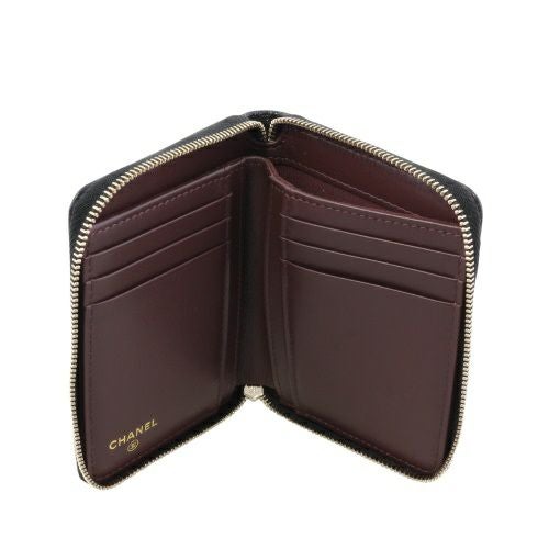 シャネル 二つ折り財布 レディース ブラック CHANEL AP4652 B10583